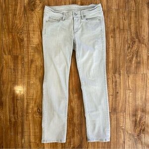 ANN TAYLOR LOFT Women’s Dusty Blue Gray Modern Straight Petite Size 28 6P